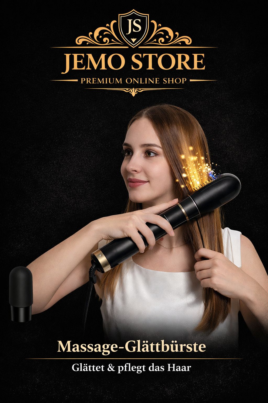 5-in-1 Haarstyler Set – Föhn, Lockenstab & Volumenbürste | Salon Styling Zuhause