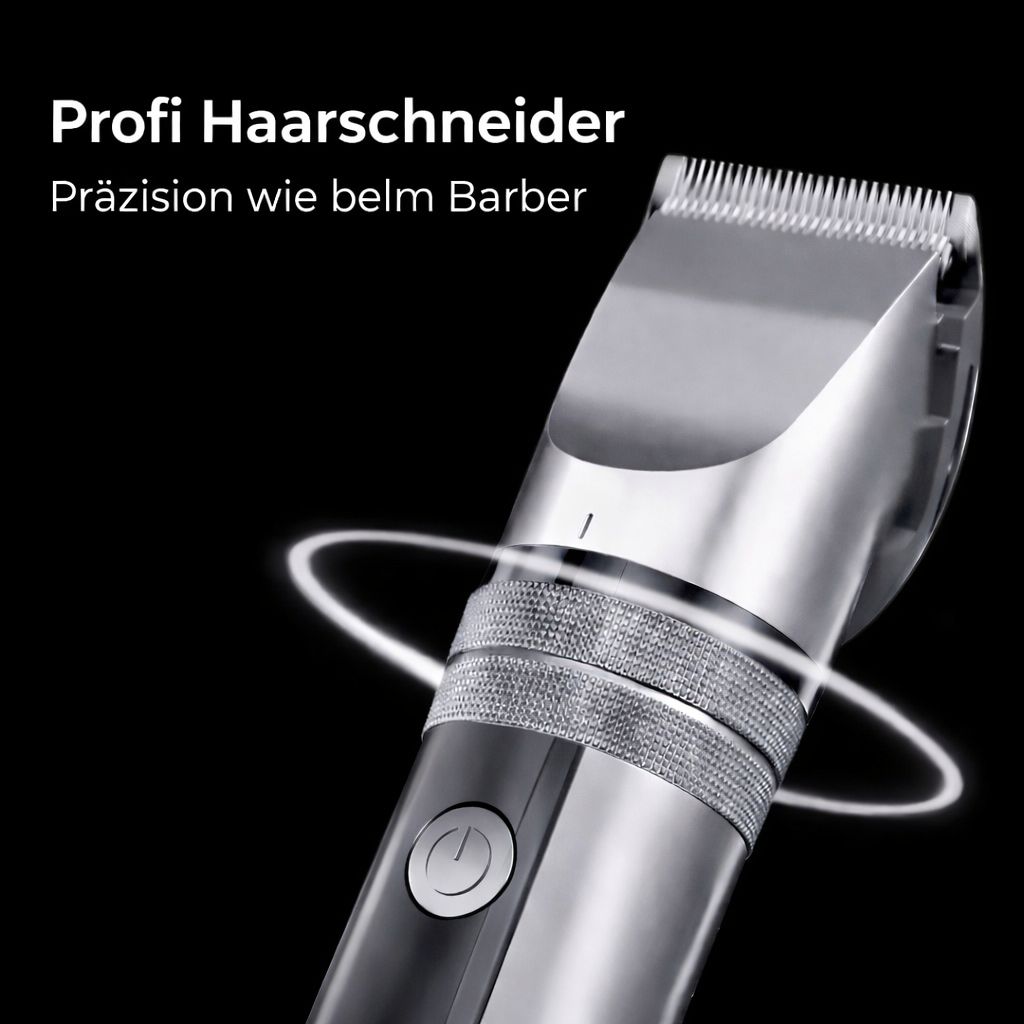 Professionelle Haarschneidemaschine – Kabellos Bart & Haarschneider für Männer